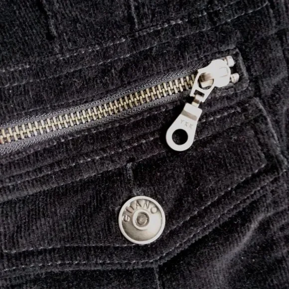 Vintage Gitano Corduroy Blazer Jacket Black Y2K Gilmore Girls Women's Plus 26W - Picture 9 of 15